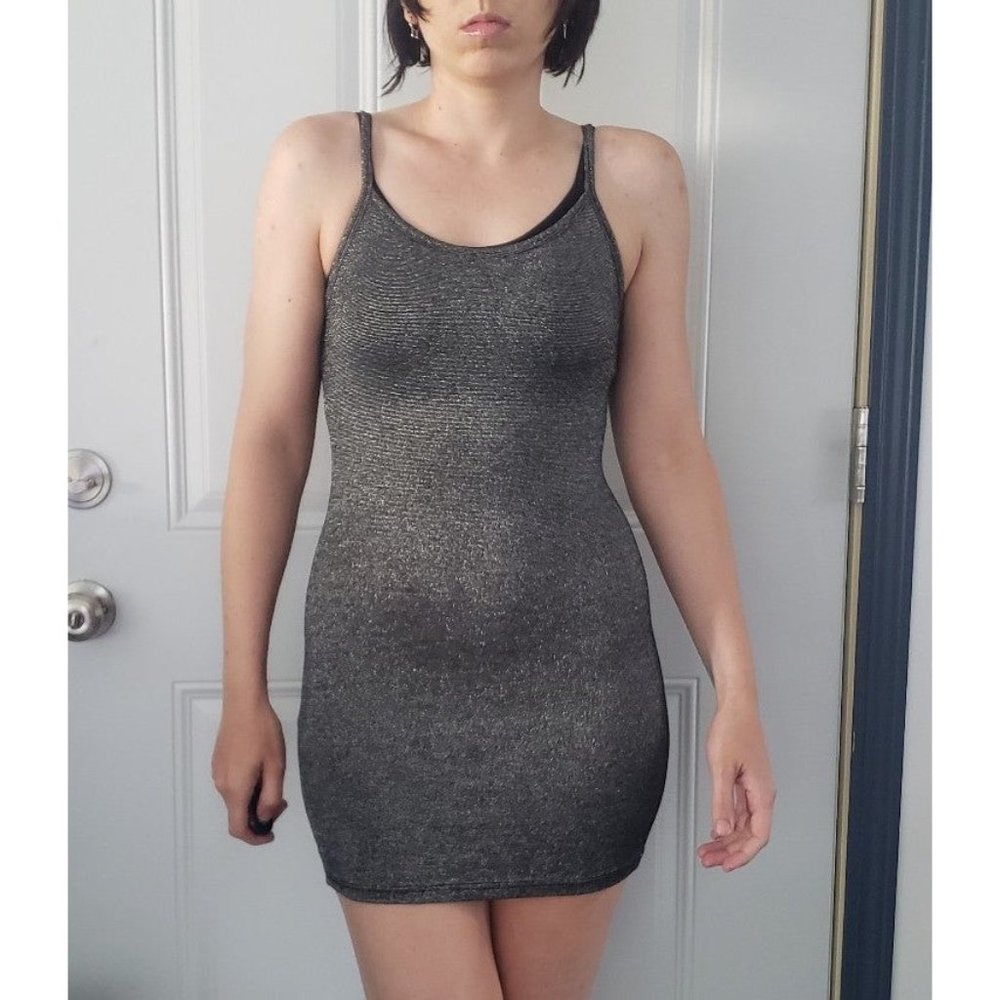 BKE Silver Party Dress